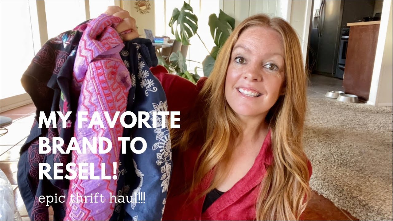 Can't Believe I Found 3 Of My Favorite Brand!! Thrift Haul For EBay & Poshmark!