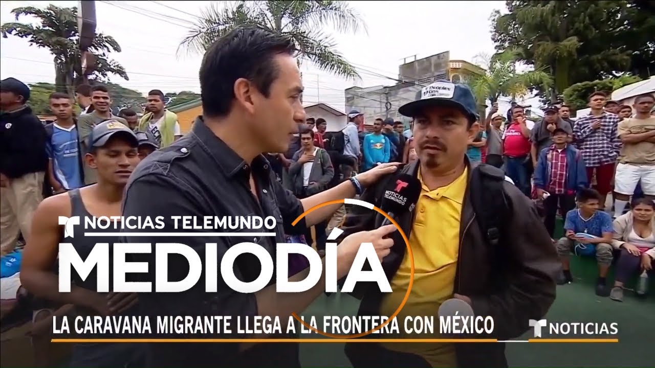 Más de 4.500 inmigrantes de la caravana de hondureños se aprestan a entrar a Mëxico | Noticiero