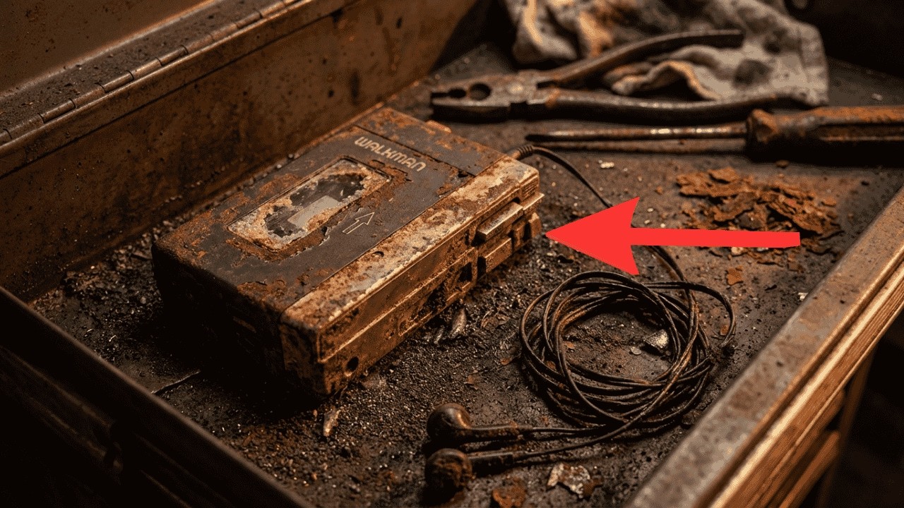 Walkman Restoration | Tape Jammed for Decades—Then Music Plays