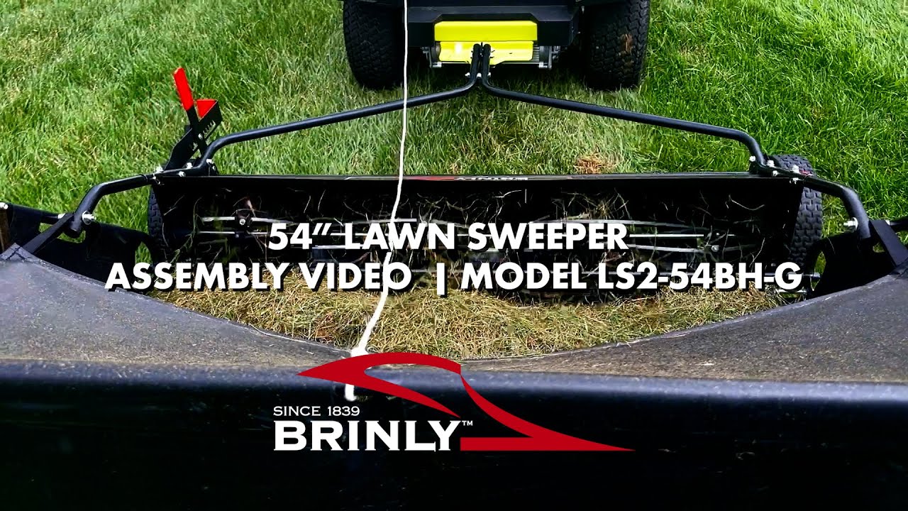 Assembly Video Brinly 54 inch Lawn Sweeper │ LS2-54-BH-G