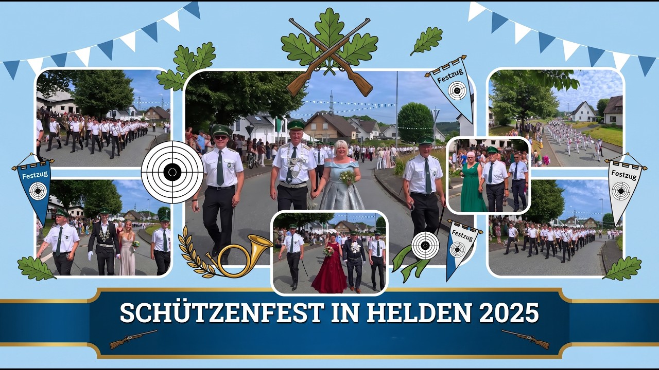 Schützenfest in Helden 2025   Festumzug