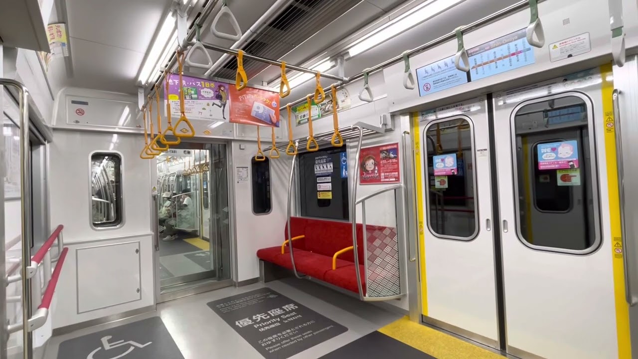 【三菱SiC】京都市営地下鉄20系走行音　近鉄奈良→新大宮