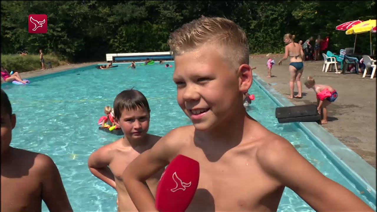 Leeggelopen zwembad Swifterbant weer gevuld