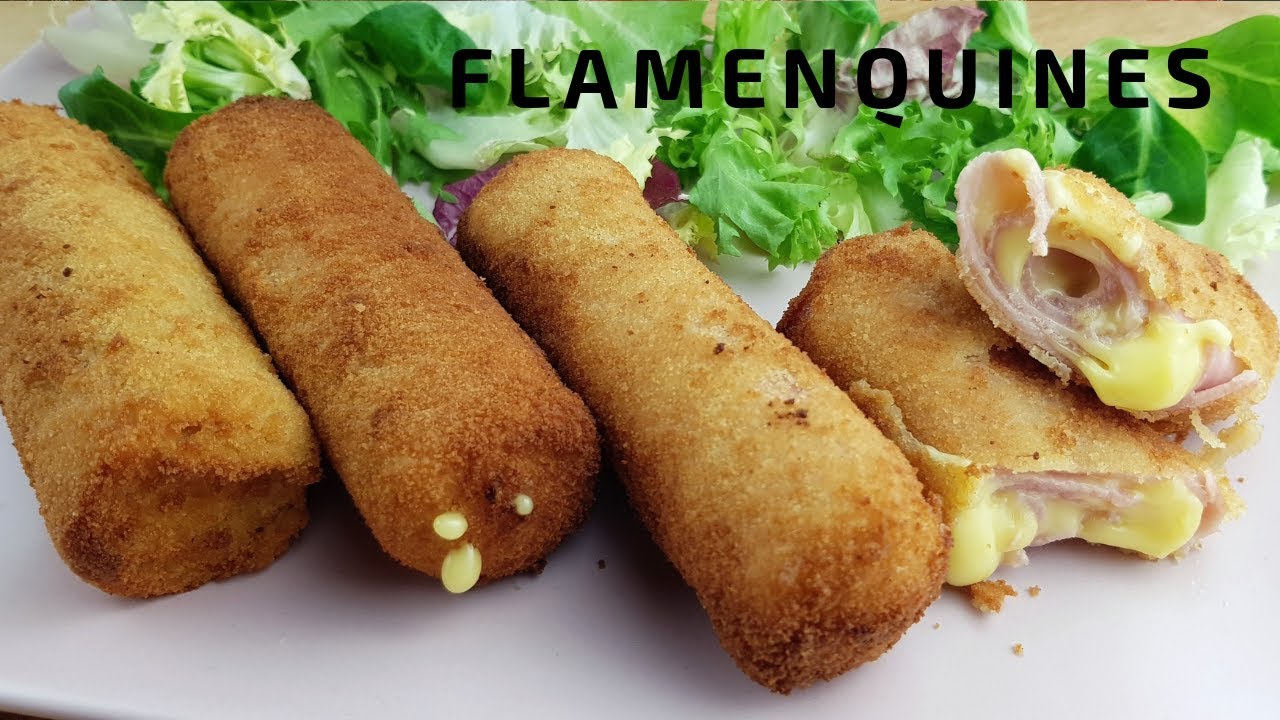 FLAMENQUINES de Jamon y Queso