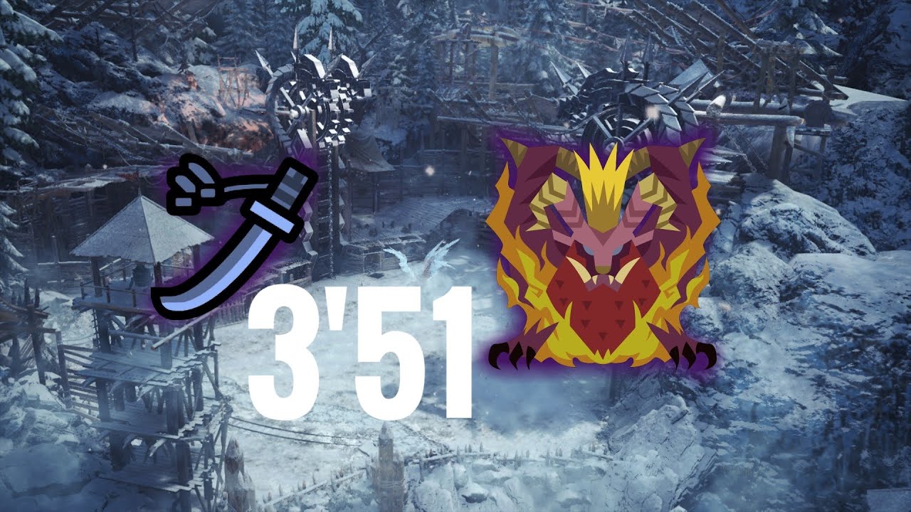 MHWI|PC Teostra Day of Ruin solo Longsword - 3'51 [TA Wiki]