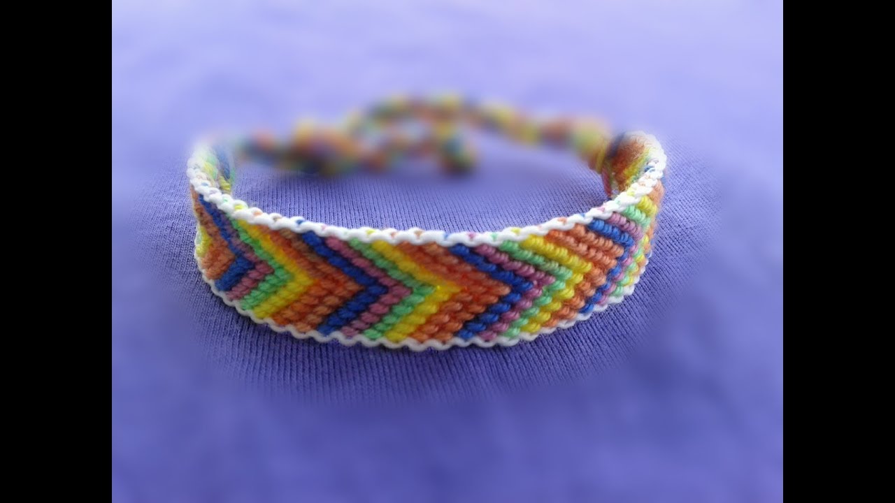 حظاظه المثلثات(اساور الصداقه) Diy bracelet