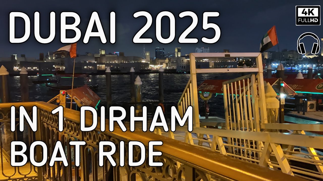 Bur Dubai to Deira Walking Tour | Dubai Creek Abra Ride at Night | 1 Dirham Journey
