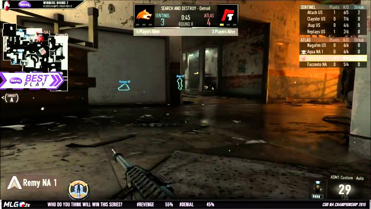 BenQ Best Play - Nagafen's Insane 1v2 Snipe - North American Championships