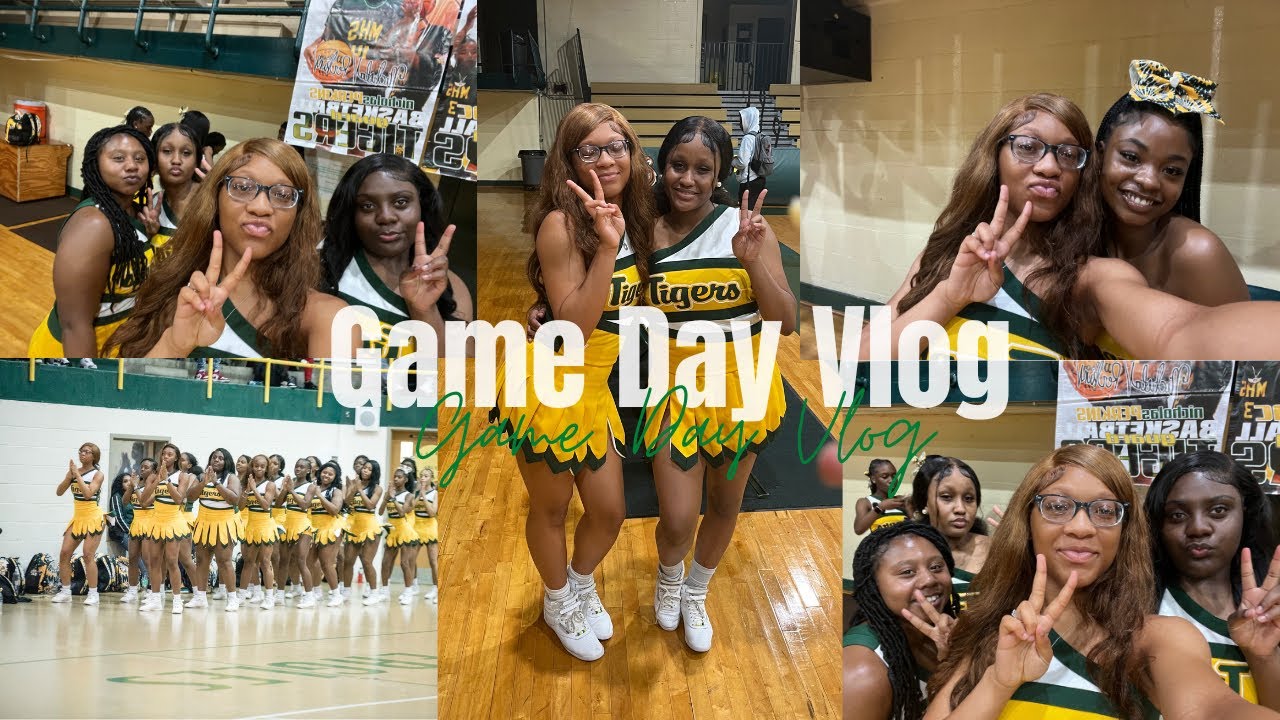 Game Day Vlog + GRWM || cheer battle, day in my life as a cheerleader, grwm, etc.