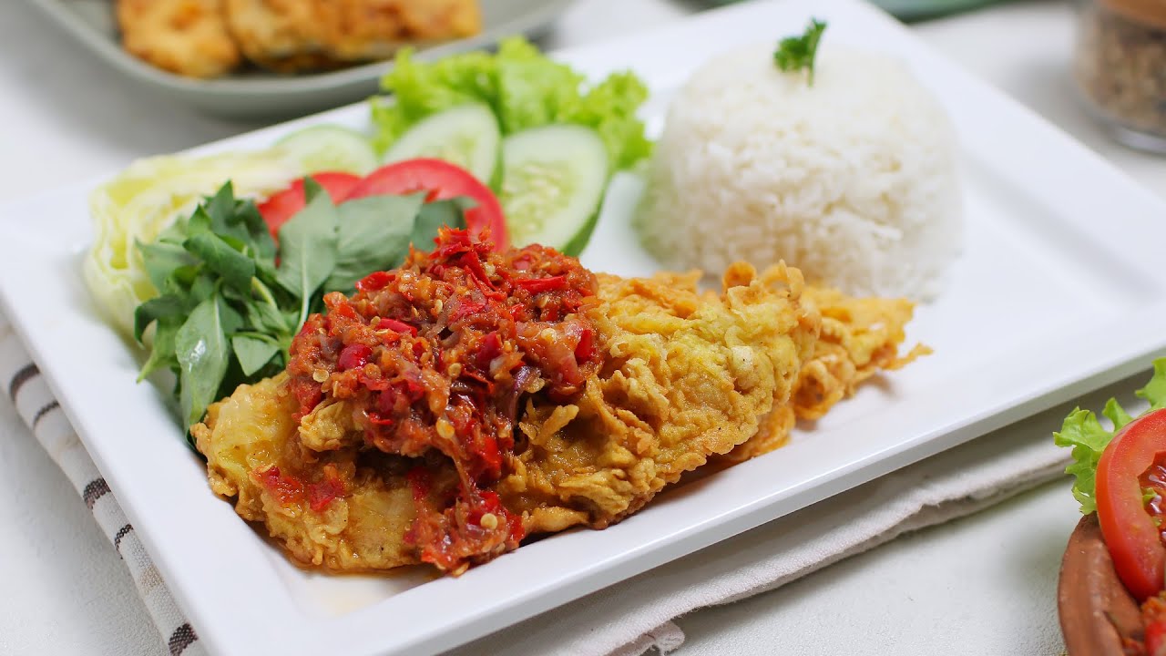 CARA MEMASAK AYAM GORENG KRISPI PAKE SAMBAL GAMPANG BANGET