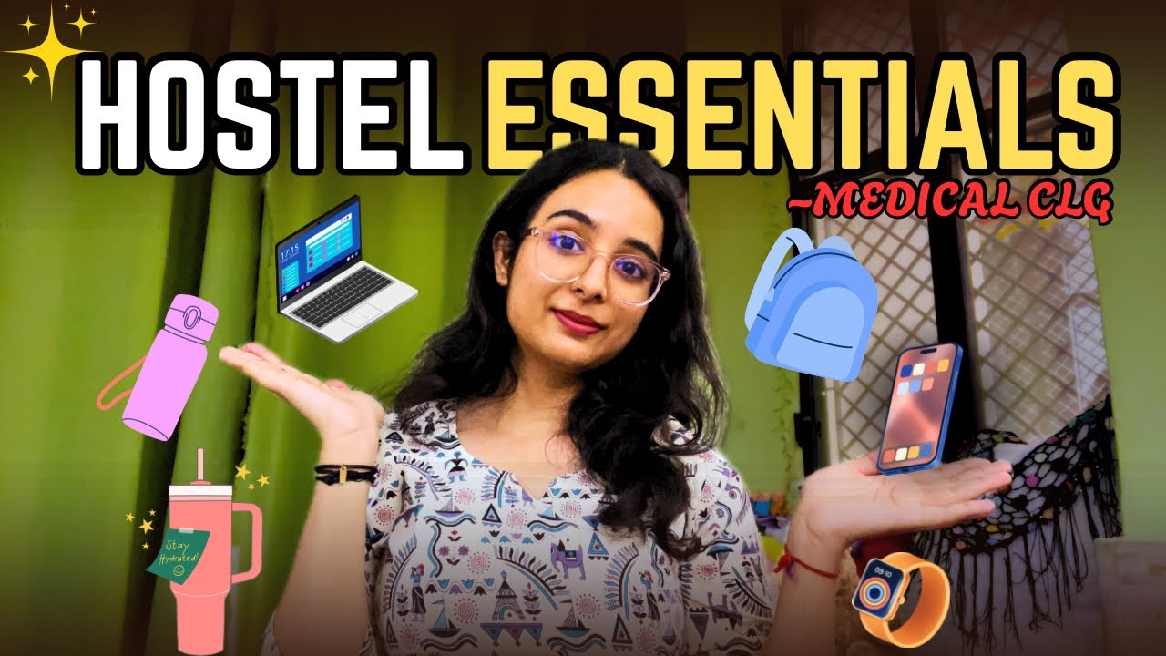 The Ultimate HOSTEL ESSENTIALS Guide📚😱BAMS,MBBS,BDS | #trending#exam#neet#college#counselling#nta