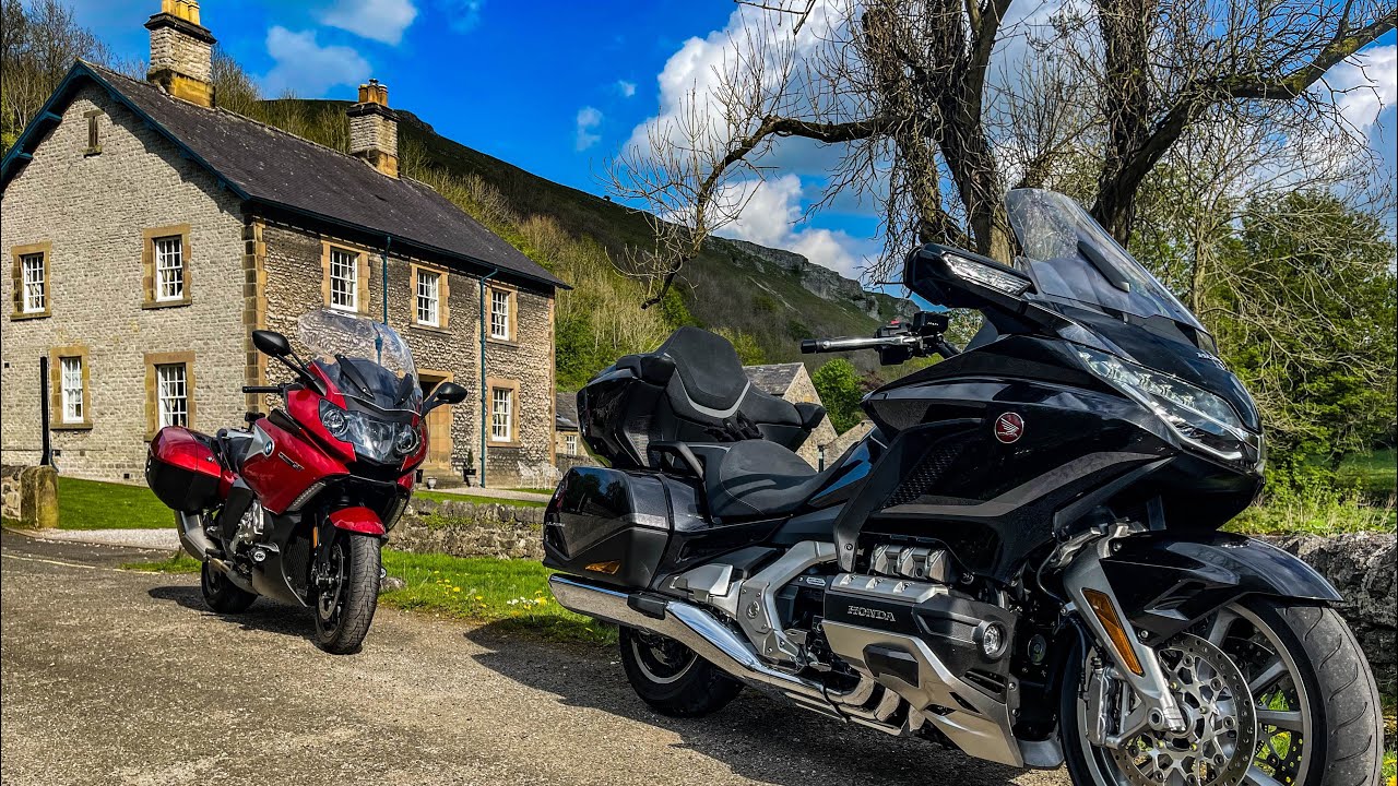 Motorcycle Macca Matlock Bath! And other areas in the peaks on the Goldwing DCT & BMW K1600 ￼