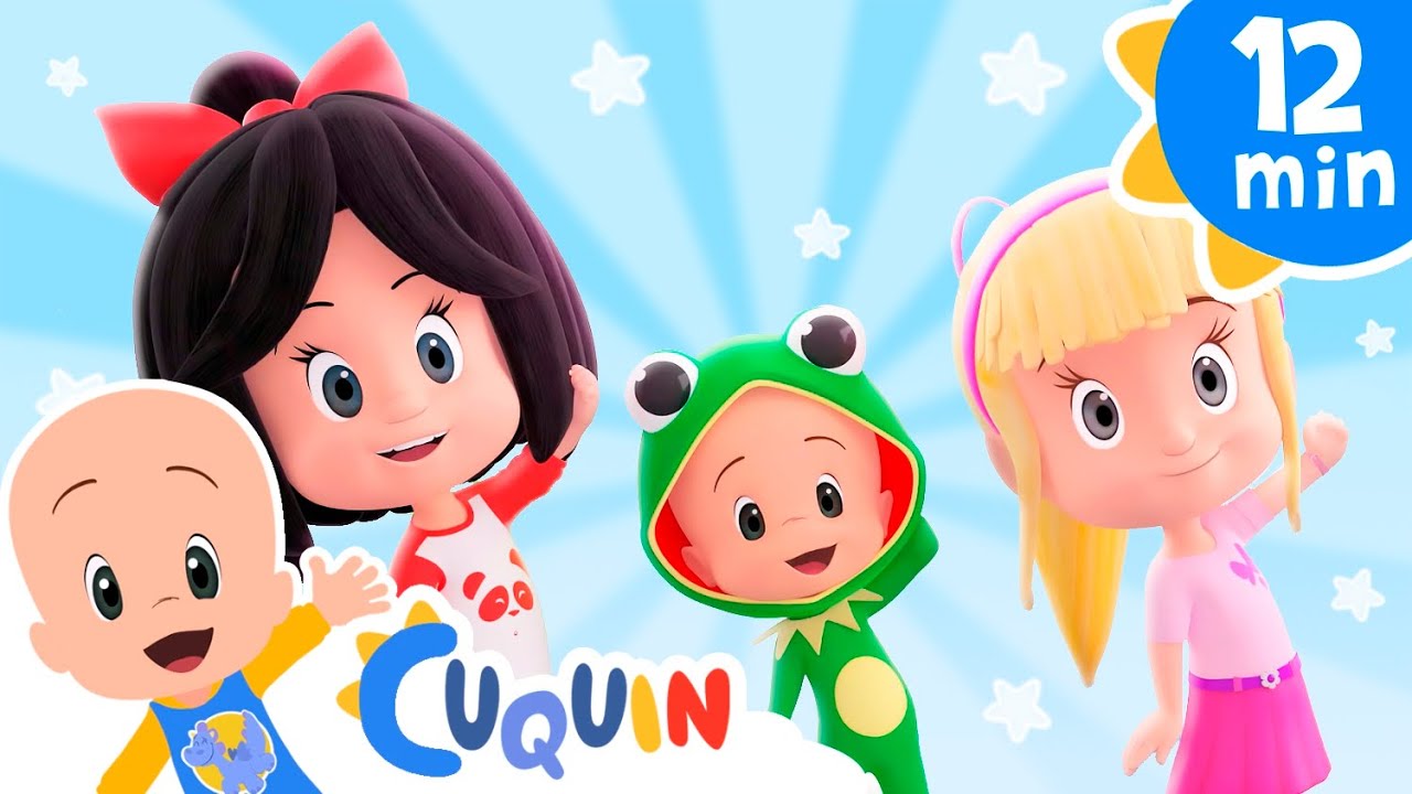 Vamos a la Cama, Cucú Cantaba la Rana y más canciones infantiles con Cleo y Cuquín | Familia Telerin
