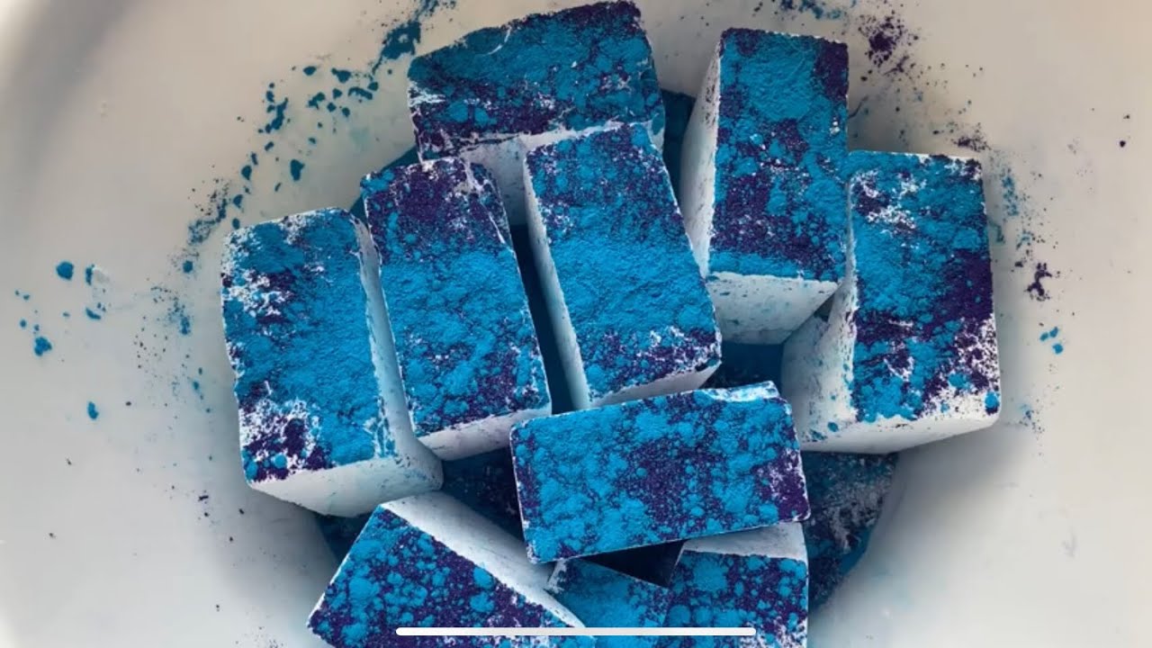 8 BLOCKS OF ADER | BLUE & PURPLE HOLI POWDER