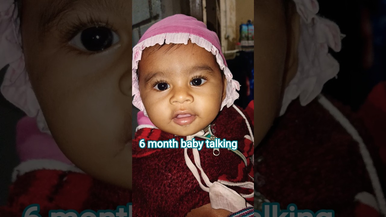 6 month baby talking 