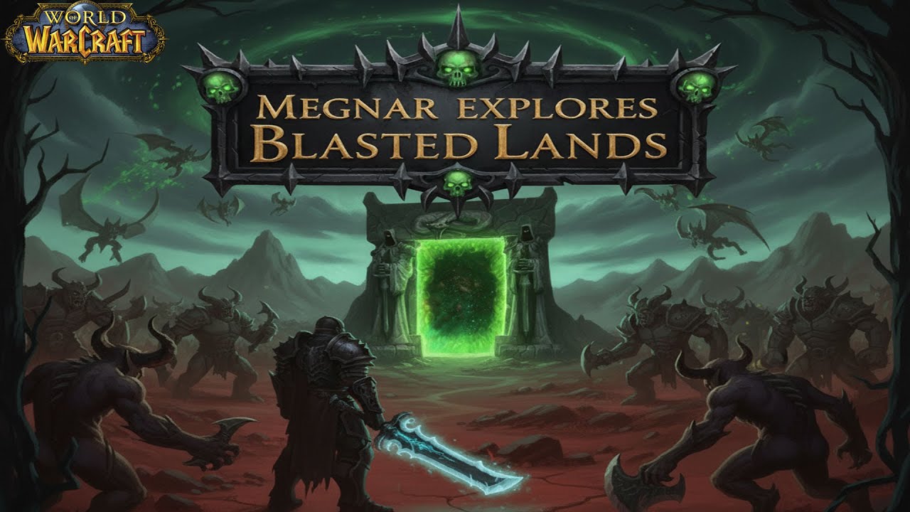 Megnar Explores Blasted Lands (Old World) - World Of Warcraft
