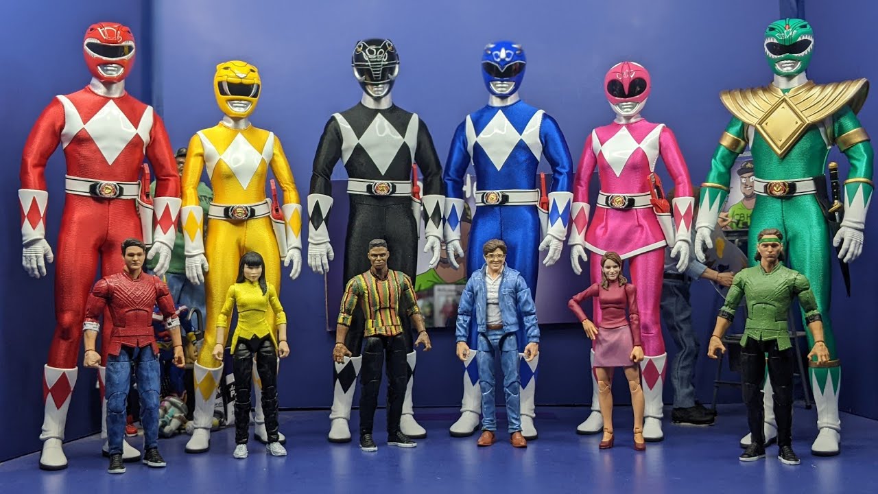 Three Zero/ Hasbro Mighty Morphin Power Rangers 1/6 Scale Deluxe Edition 6 Pack Set Review