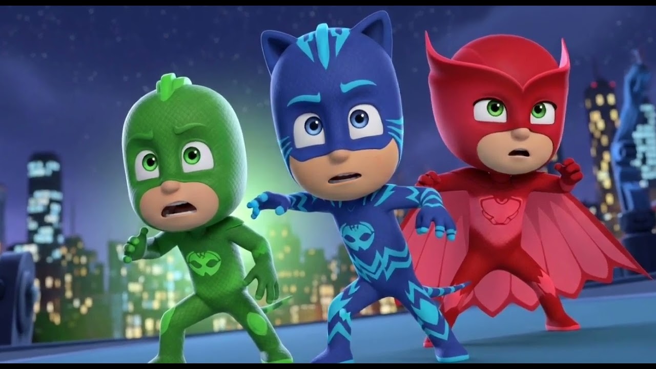 PJ Masks Night Chase with the Sneaky Villain 🌙 Kids Story