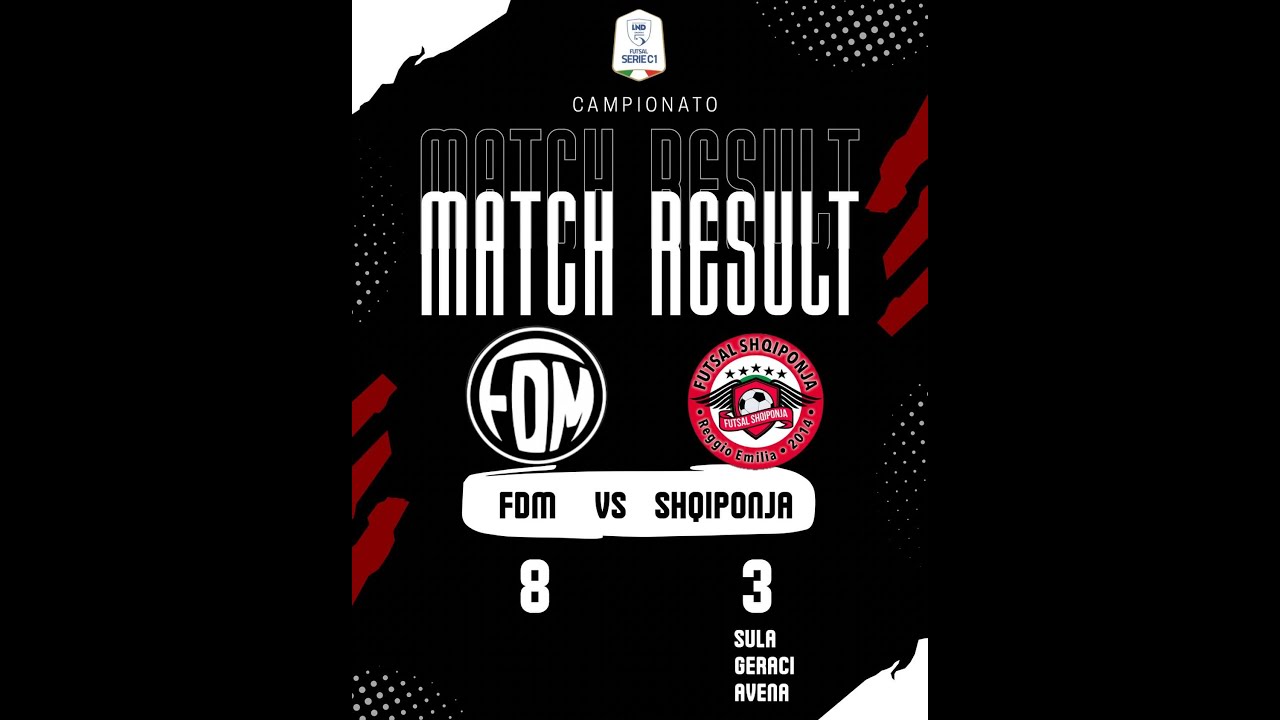 FDM 8-3 Futsal Shqiponja - Highlights 7' giornata di campionato di serie C1 2025-26