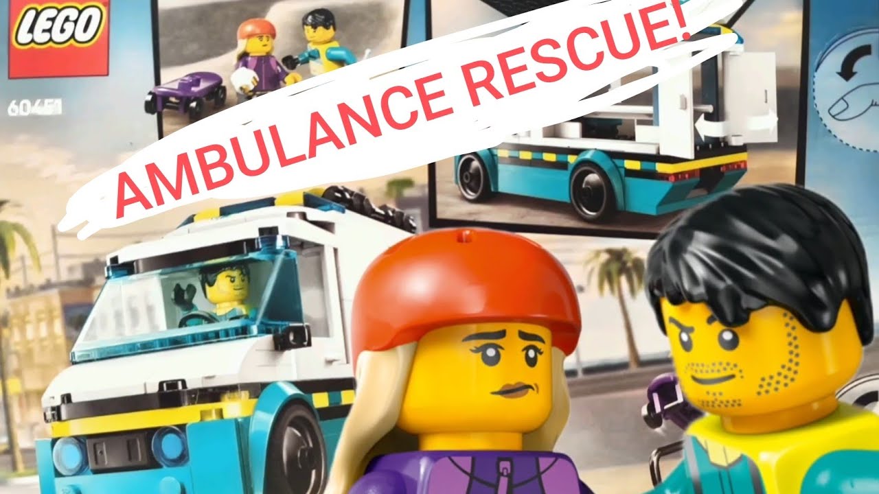 🚑 LEGO CITY AMBULANCE RESCUE 2025 🚑Скорая помощь спешит на вызов!