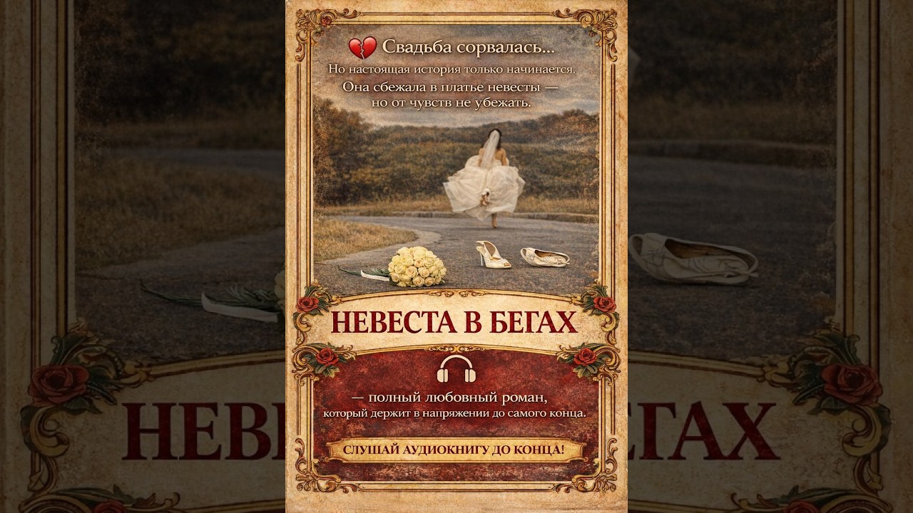 Трогательный любовный роман «Невеста в бегах» ПОЛНАЯ АУДИОКНИГА !