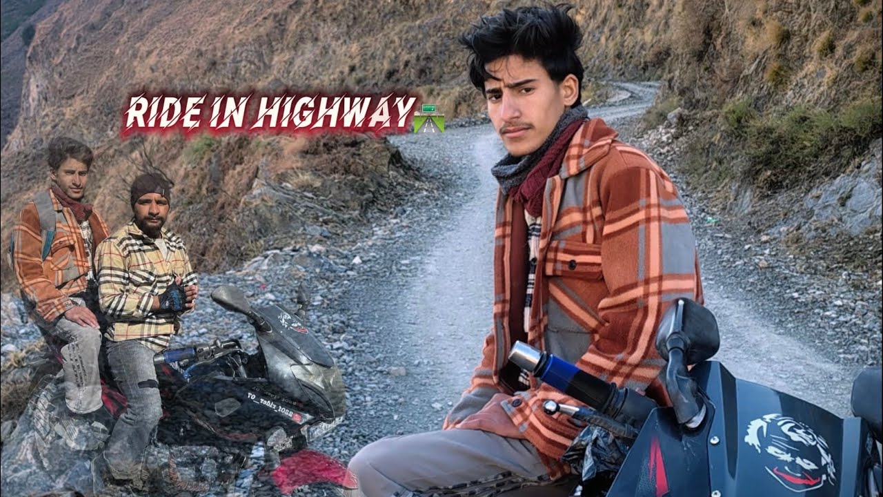 Bike ride on highway 🛣️ 