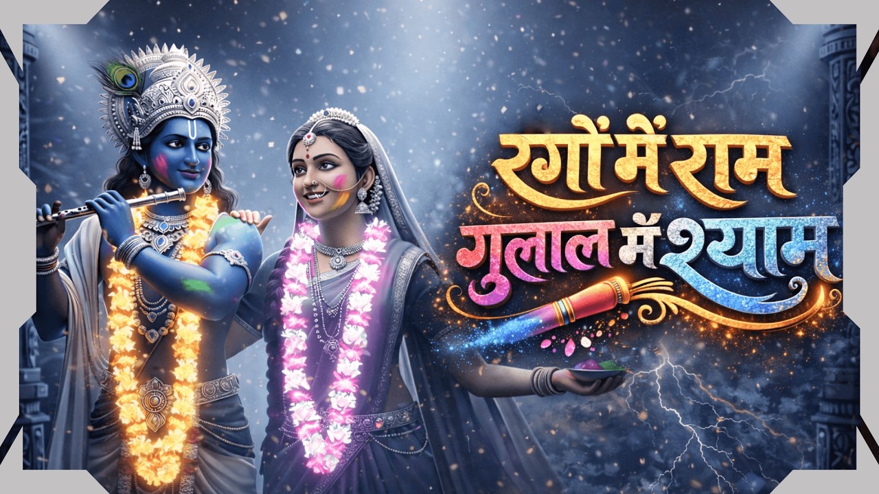 Ram Krishna Holi Bhakti | रंगों में राम, गुलाल में श्याम | Prem & Anand Naad | Damru Verse #holi