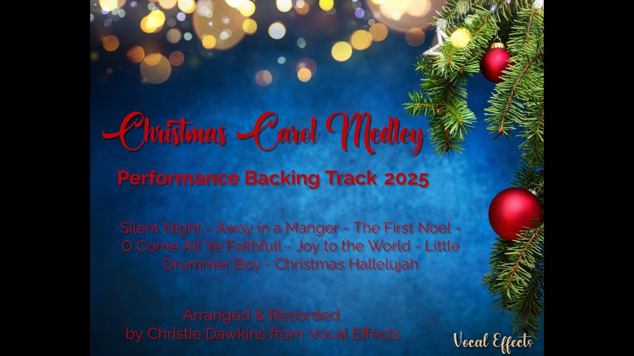 Christmas Carol Medley 2025 Backing Track