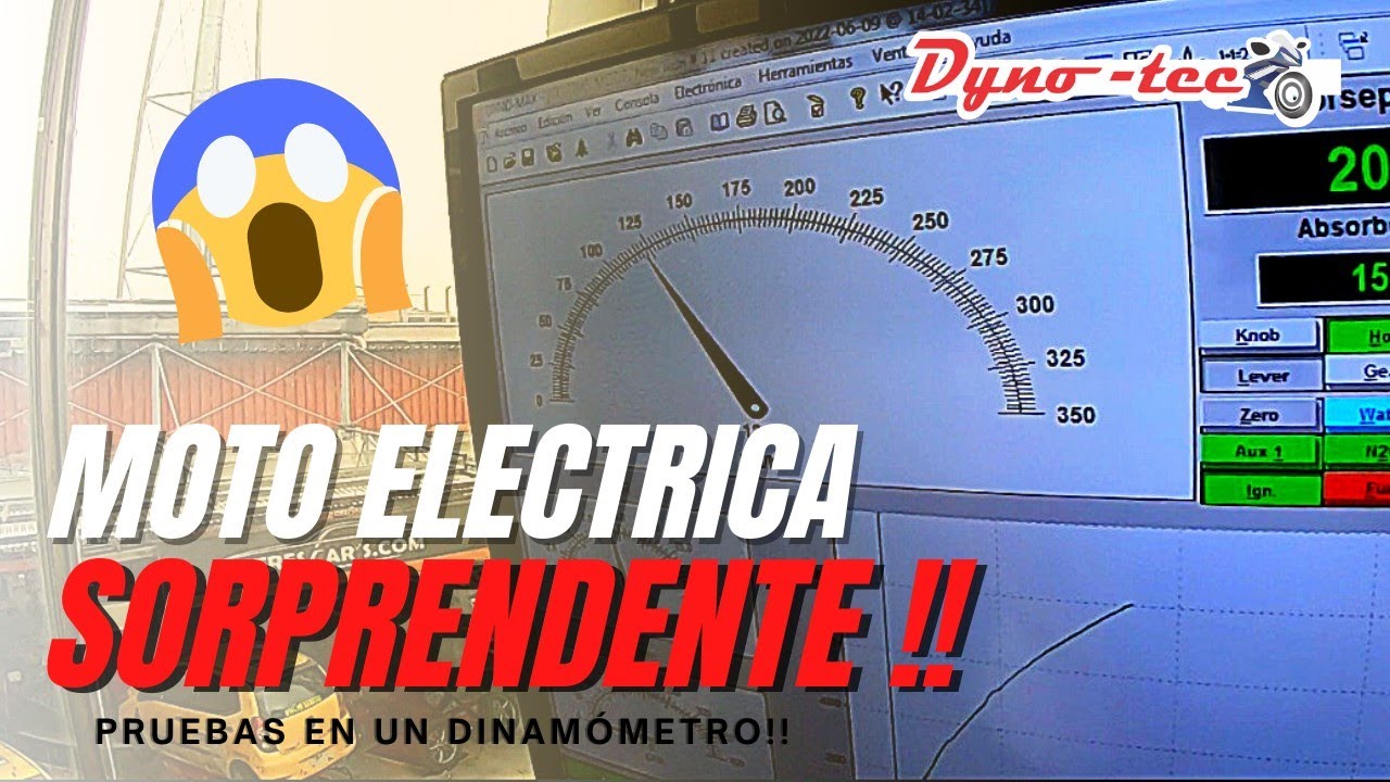 PONEMOS A PRUEBA LA YTM ⚡ MOTO ELECTRICA / DINAMOMETRO 😱😱