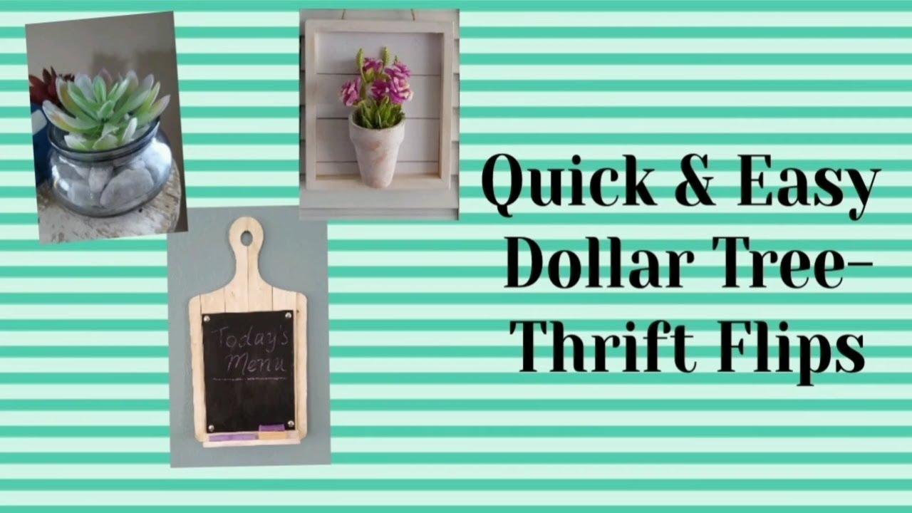 Super Cute and Easy-Dollar Tree DIYs-Thrift Flips-Spring Decor