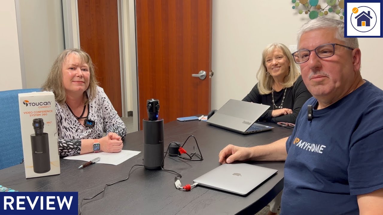 Review: TOUCAN 360 Video Conference Room Camera System with 360 Degree Camera Shows Who is Speaking