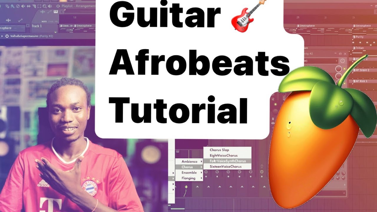 THIS AFROBEATS IS ACTUALLY FIRE  🔥. [GUITAR AFRO BEAT TUTORIAL ON FL STUDIO ]