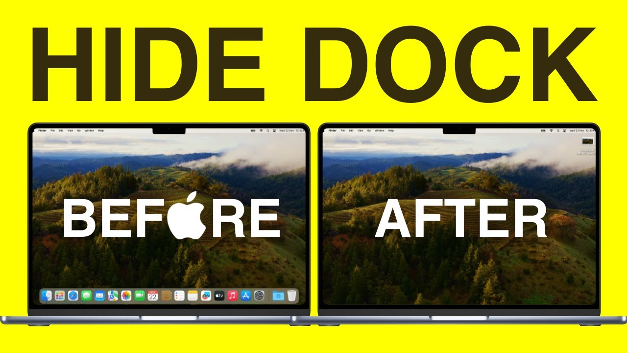 How to Hide Dock in Mac?