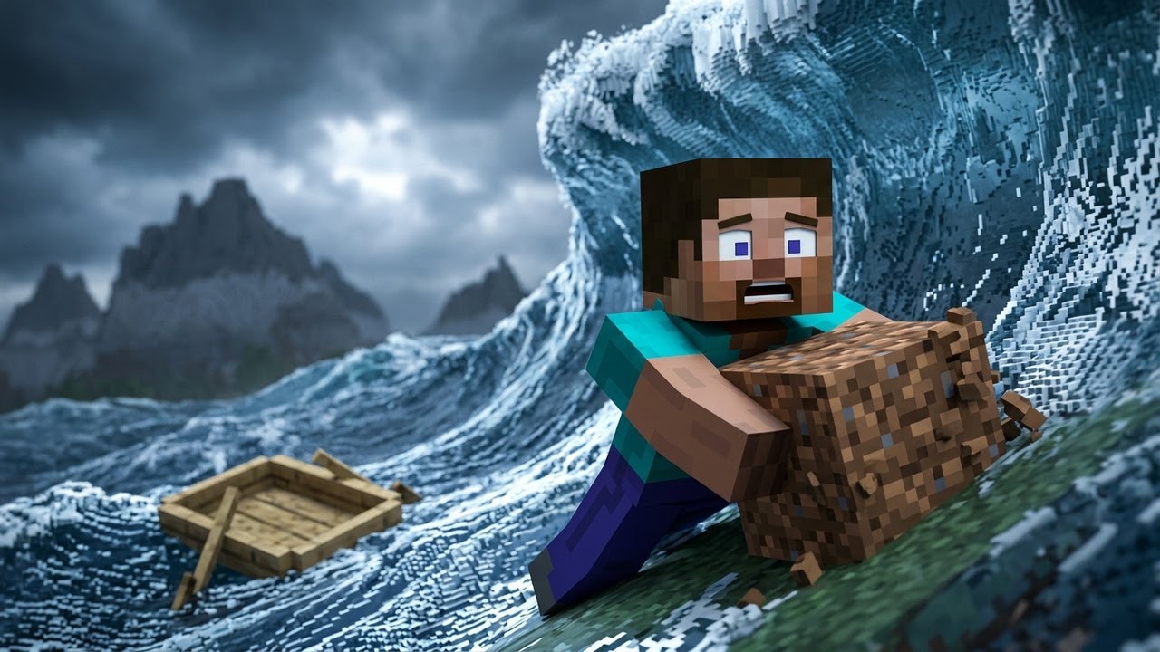 🌊Minecraft НО ВСЁ ЗАТОПИЛО!😱