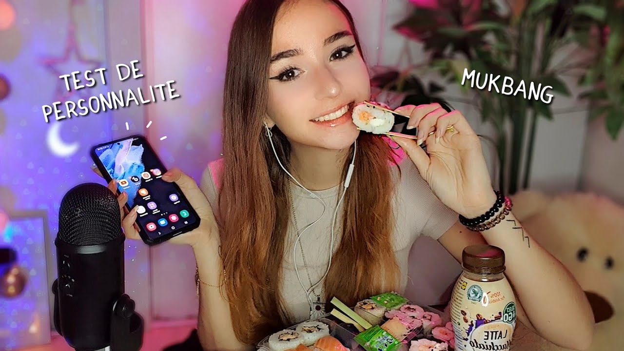 ASMR : un petit moment tous les deux 🤗 (Mukbang, Jeu, emojis... )