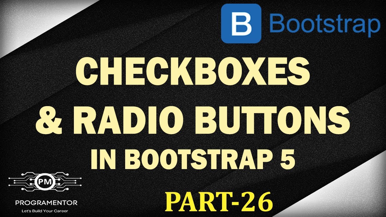 26 | Radio Buttons And Check Boxes In Bootstrap 5 | Bootstrap Forms | Range Bootstrap 5 (Hindi/Urdu)