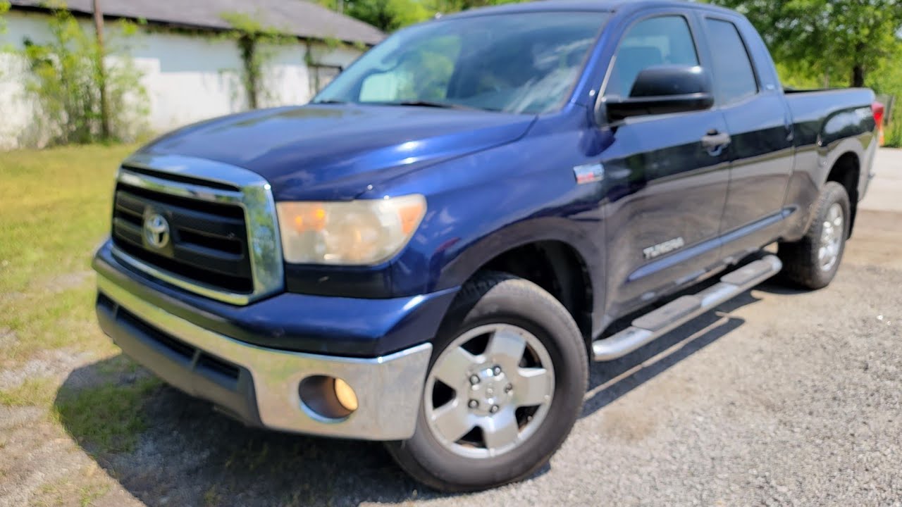 2010 Toyota Tundra 4x4 OBD scan, underneath view pre purchase inspection video by karcheckz