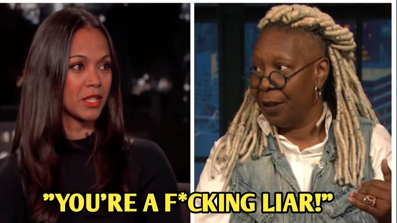 A Heated Moment No One Expected — Zoe Saldana Faces Whoopi Goldberg