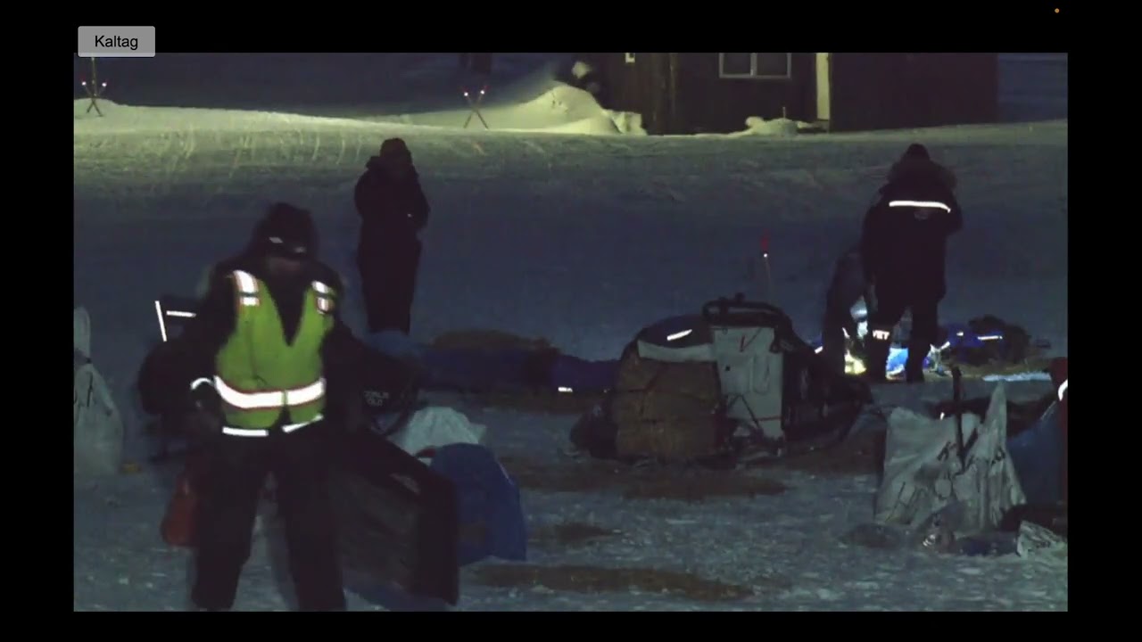 Iditarod 2024 - Pete Kaiser into Kaltag