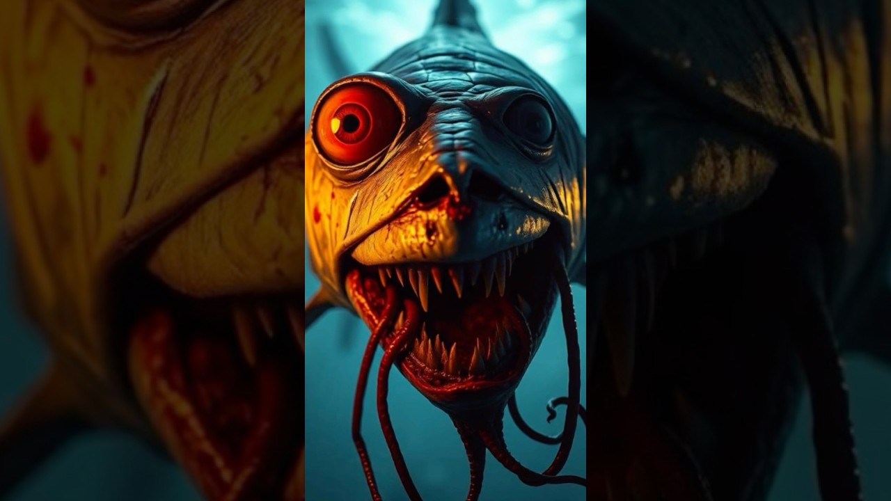 Finding NEMO&hellip; in Your Nightmares💀 #findingnemo #nemo #dory #horrorversion #disneyhorror #deep