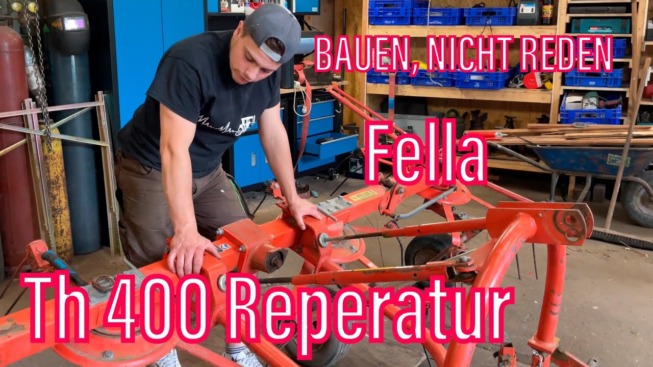 FarmVlog#2  Heuwender Fella Th 400 geschrottet !!🙄 Lets Go Reparaturarbeiten