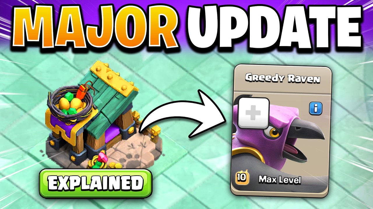 New Pet Greedy Raven & Upcoming Major Update Explained (Clash of Clans)