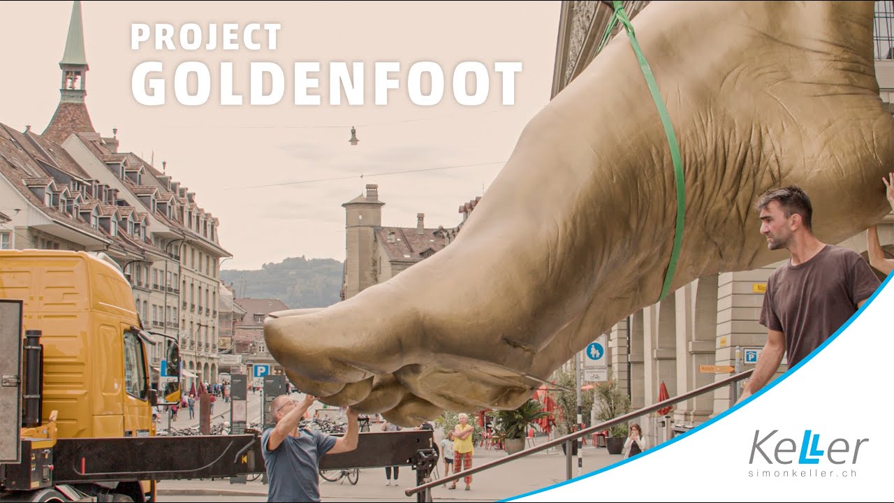 Goldenfoot mal anders &ndash; die Simon Keller AG hat einen neuen Blickfang!