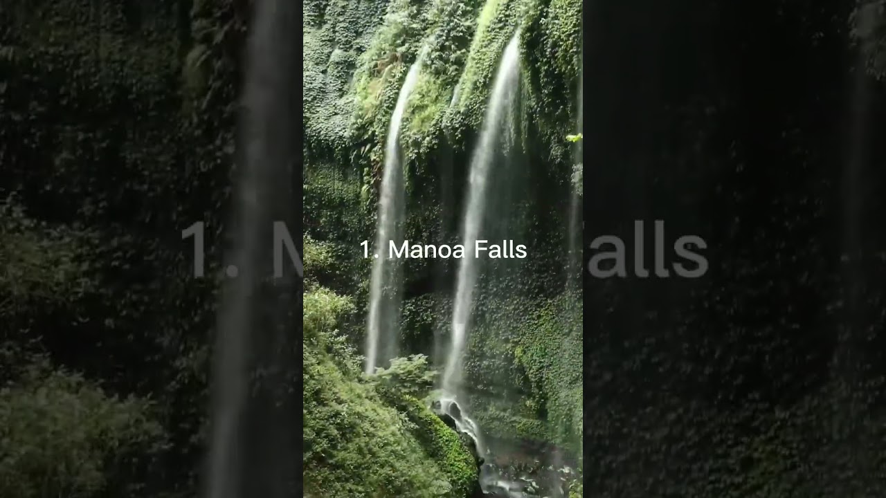 Best waterfall hikes in Oahu, Hawaii. #hawaii #hikesinoahu #waterfallhike #waterfallsinoahu