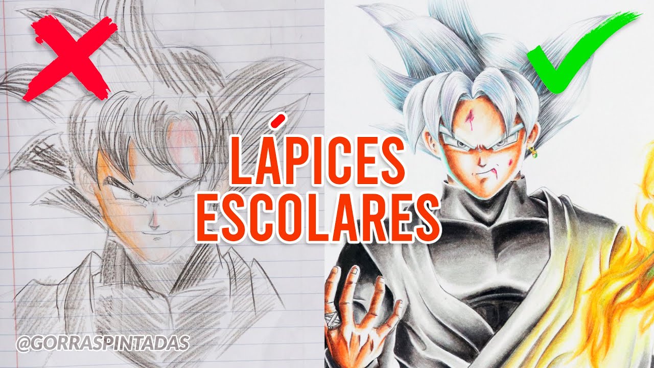 8 TIPS PARA PINTAR SEMI REALISMO ANIME / HOW TO DRAW BLACK GOKU ULTRA INSTINCT
