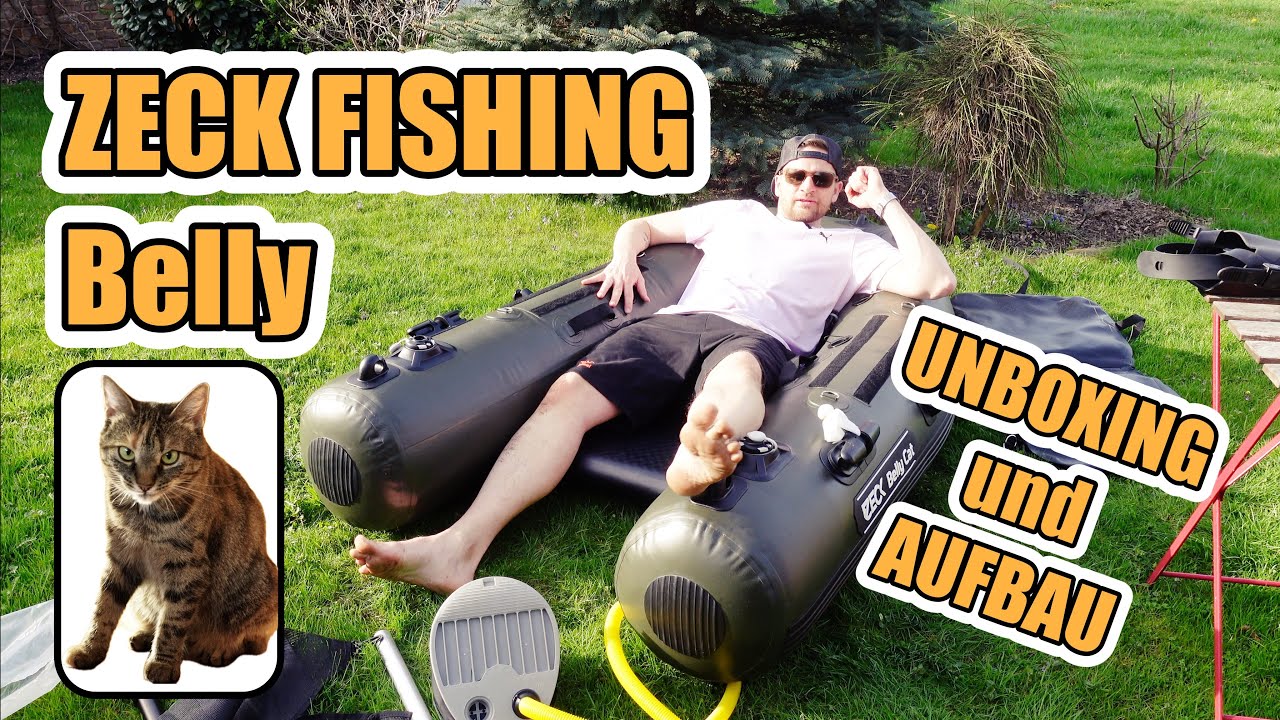 Ein Hauch Freiheit! Zeck Fishing Belly Cat Unboxing und Aufbau! Wild viel Zeug dabei...