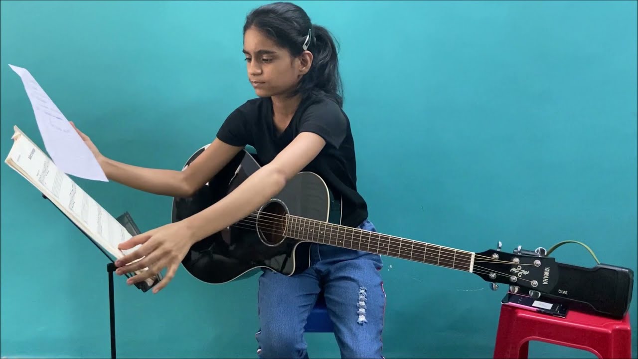 Exam Model Videos | Trinity College London | Acoustic/Plectrum Guitar | Grade 1 | Khushbu Nale
