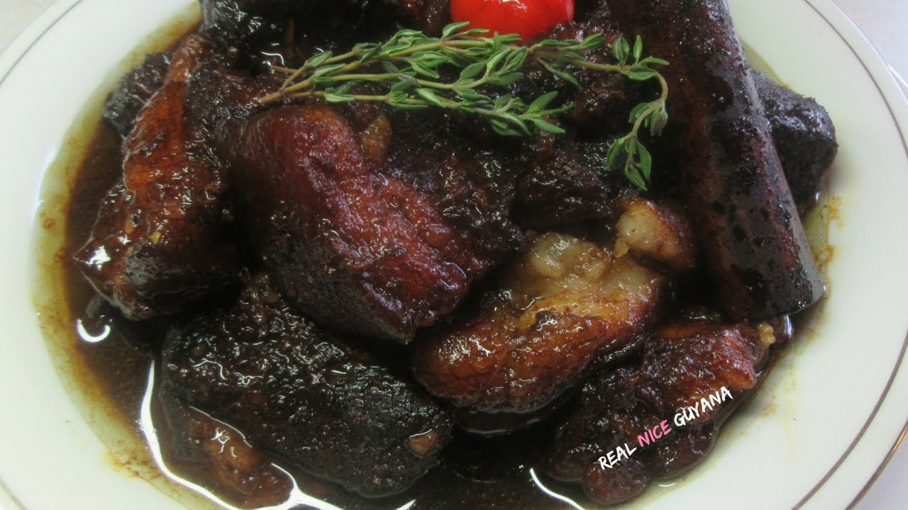 Pepperpot, step by step Recipe Video II Real Nice Guyana.