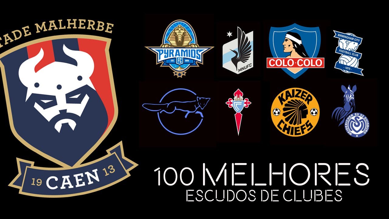 100 escudos de futebol mais bonitos do mundo