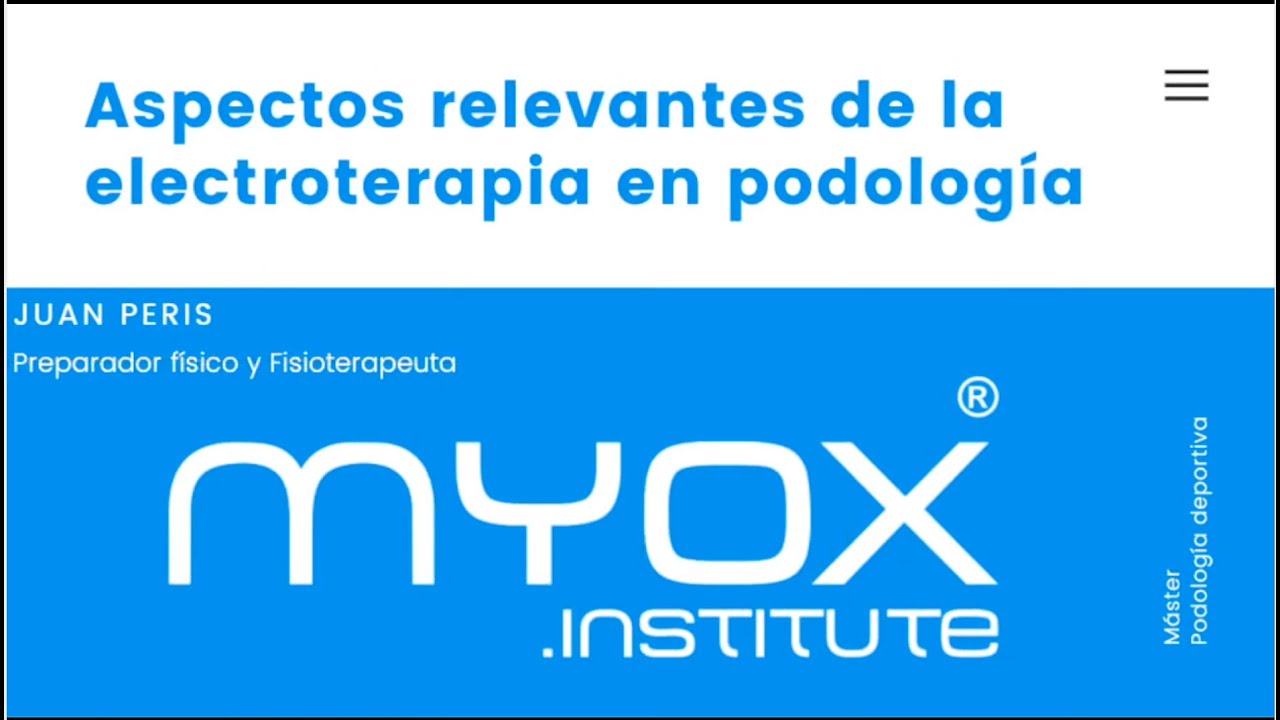 ELECTROESTIMULACIÓN COMPEX EN PODOLOGÍA: Biomecánica, dolor, inestabilidad, circulación y mucho más.